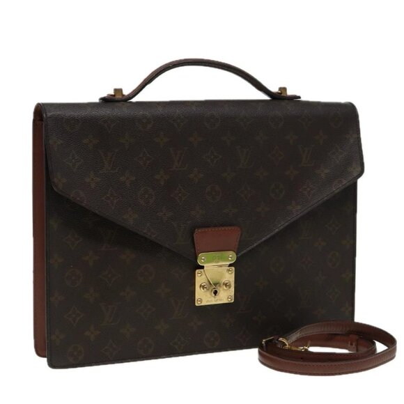 LOUIS VUITTON Monogram Porte Documents Bandouliere Bag M53338 LV Auth 82635 - Picture 1 of 16